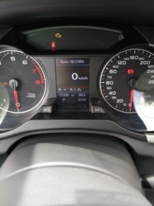 Motor System Reiniger Testergebnis mit dem Audi A4 Avant